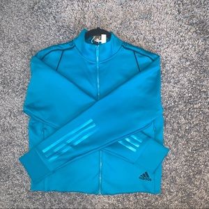 Blue Adidas Track top